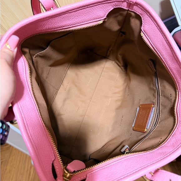 Pink Coach Taylor Tote/Shoulder Bag - Picture 6 of 16